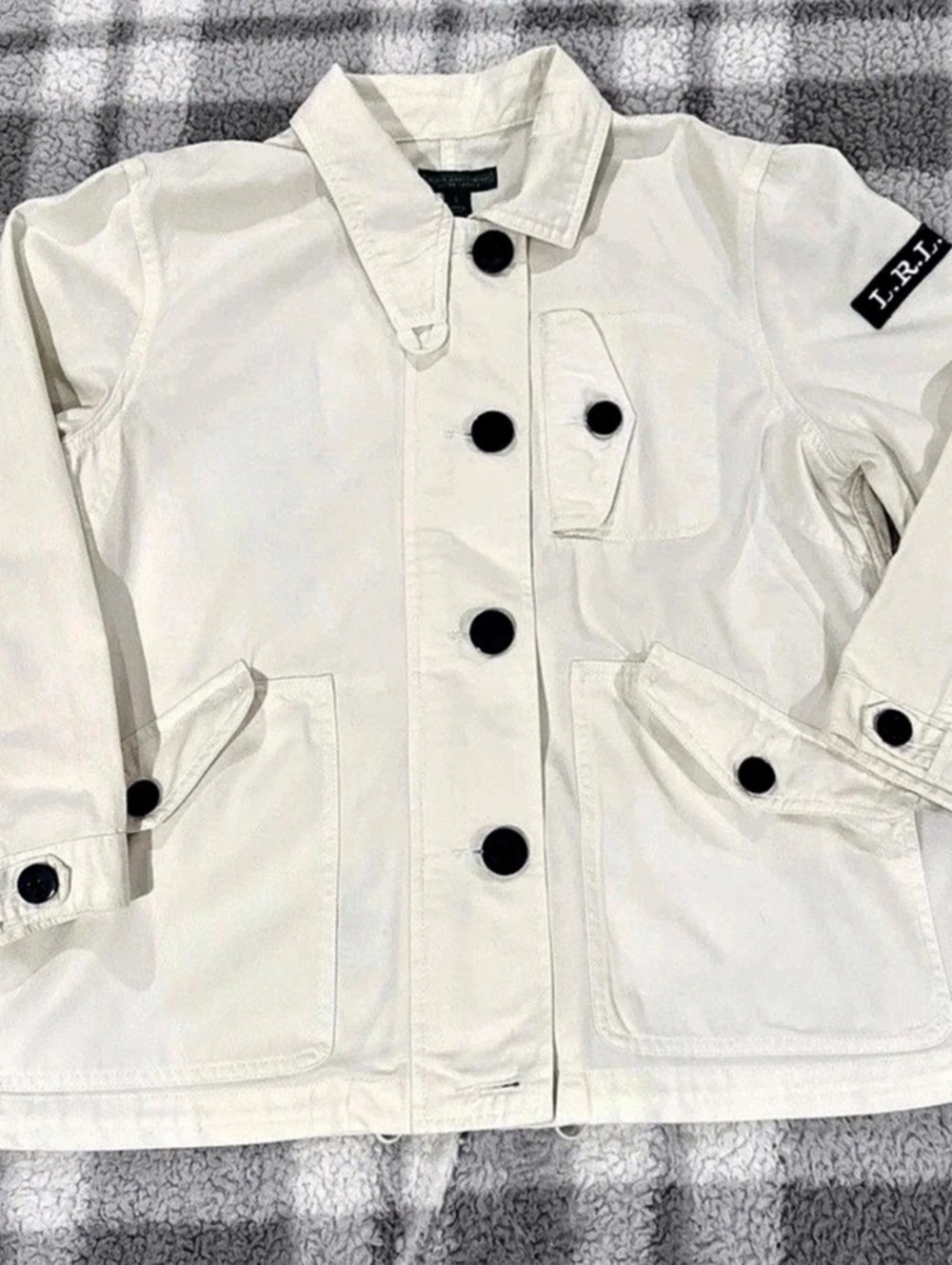Lauren Jeans Co. by Ralph Lauren Jeans Company field jacket White Utility size L